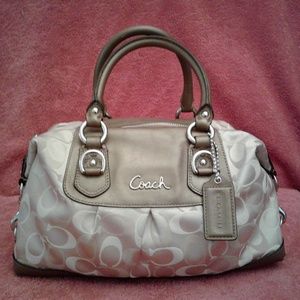 Authentic Coach Signature Ashley Satchel Bag